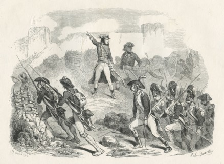 Bonaparte et Kléber assiègent la ville de Ptolémaïs