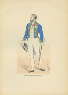 Costume des Chambellans de l'Impératrice, sous le Second Empire