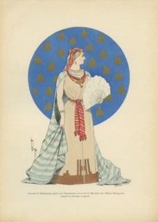 Costume de bohémienne, porté par l'Impératrice (Eugénie), en un bal du Ministère des Affaires Etrangères