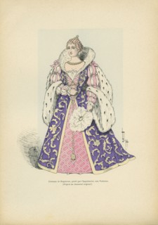 Costume de Dogaresse, porté par l'Impératrice (Eugénie), aux Tuileries