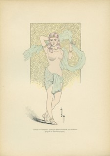 Costume de Salammbô porté par Mme Gorschakoff aux Tuileries