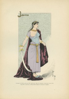 Costume de Judith porté par Mme Bartholoni, dans les tableaux vivants qui eurent lieu chez Mme la Baronne de Mayendoff