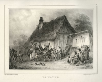 Bellangé, "La halte"