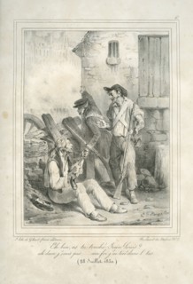 Bellangé, "Eh ben, as-tu touché Jean-Louis ? ah dam j'sais pas... ma foi, j'ai tiré dans l'tas (28 juillet 1830)"