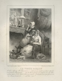 Bellangé, "Le vieux garçon"