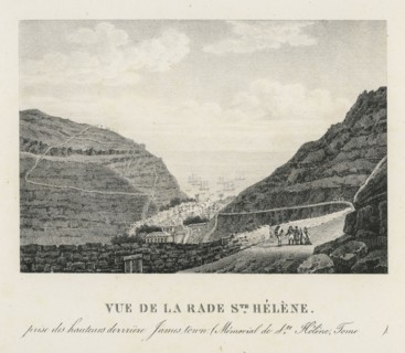 Vue de la rade Ste Hélène (Ile de Sainte-Hélène)