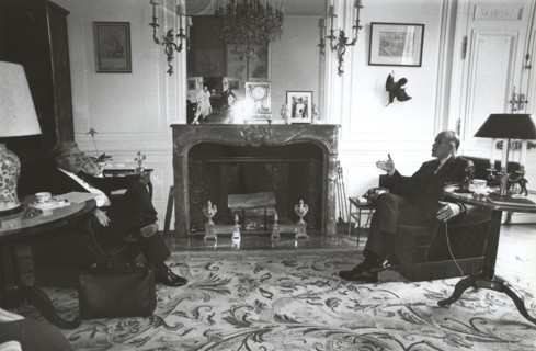 Valéry Giscard d'Estaing et Helmut Schmidt, Palais de l'Elysée, 1981