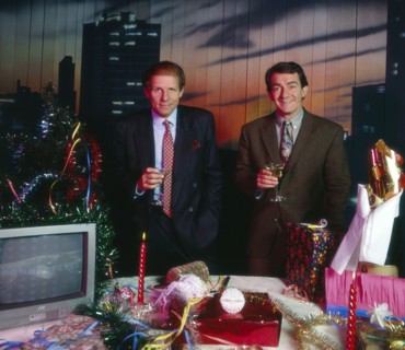 Patrick Poivre d'Arvor et Jean-Pierre Pernaut, 1990