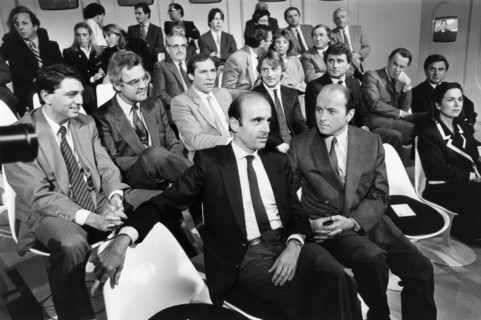 Alain Juppé et Jacques Toubon, 1985