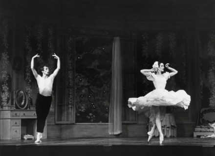 Rudolf Noureev et Dominique Khalfouni, 1982