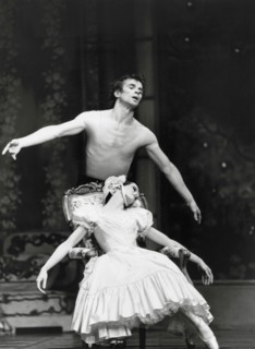 Rudolf Noureev et Dominique Khalfouni, 1982