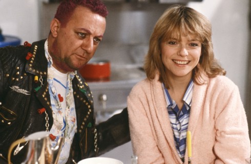 Coluche et France Gall, 1984