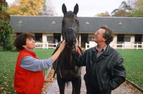 Gilbert Kahn et sa femme, 1990