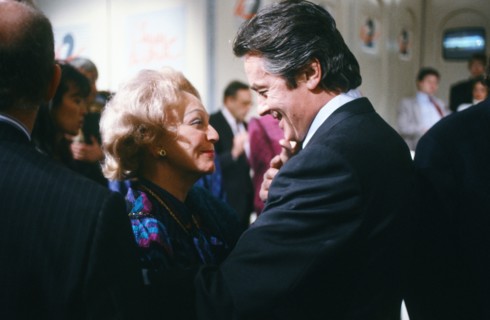 Eva Barre, Alain Delon, 1988