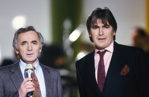 Charles Aznavour, Serge Lama, 1989