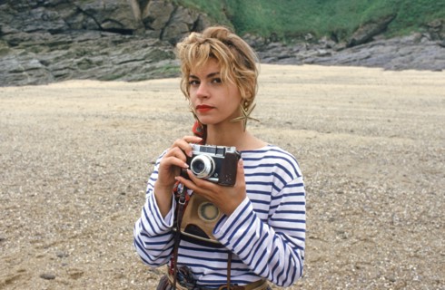Tournage d'un clip musical de Niagara, 1986