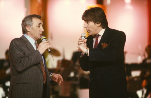 Charles Aznavour, Serge Lama, 1989