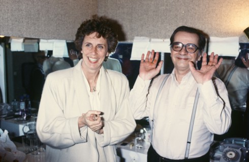 Georgina Dufoix, Serge Reggiani