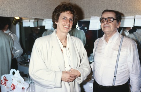 Georgina Dufoix, Serge Reggiani