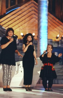 The comedy trio "Les Filles", 1994