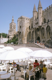 The Palais des Papes in Avignon, France