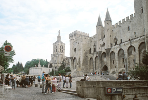 The Palais des Papes in Avignon, France