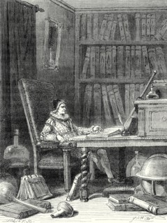 Guillaume Gilbert écrivant son traité De arte magnetica