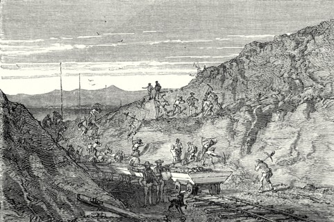 Ouverture d'une tranchée profonde