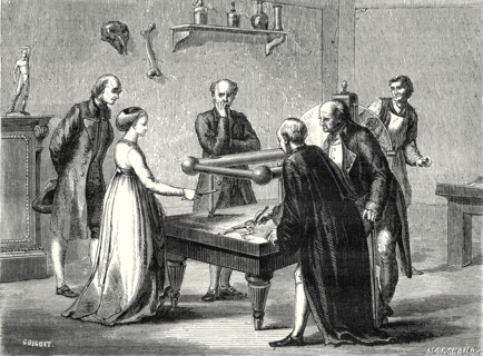 Galvani, professeur à Bologne, découvre, en 1780, l'irritabilité des muscles 
de la grenouille par