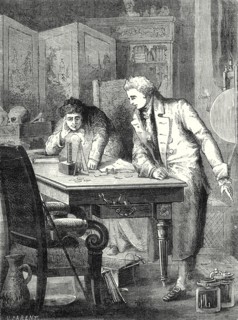 Nicholson et Carlisle, à Londres, décomposent l'eau par la pile de Volta, le 2 
mai 1800