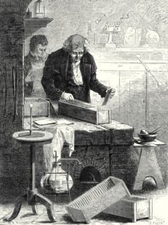 Cruikshank builds the battery with channels