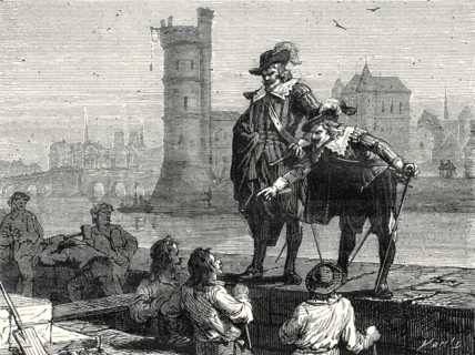 Salomon de Caus performing the functions of the King's Engineer in Paris