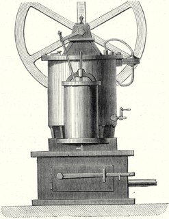 Model of the hot air machine