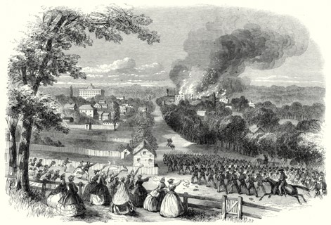 The Civil War In America: Reoccupation Of Jackson, Mississippi, By The Confederates, 8 August, 1863