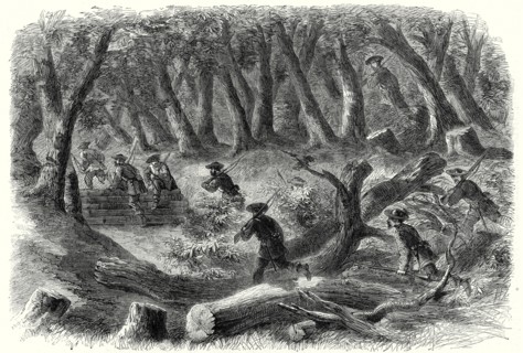 The Civil War In America: Carolinian Pickets Flying Before The Advance Of The Federal Troops On
