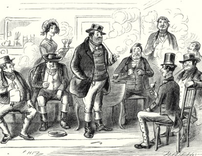 Pickwick Papers, ìSam, having been formally introduced as the offspring of Mr. Weller, of the Belle