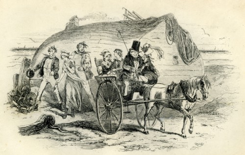 David Copperfield, ìMrs. Gummidge casts a damp on our departureî
