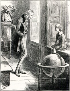 Charles Dickens, Dombey and Son. YOUR FATHER'S REGULARLY RICH, AIN'T HE ?' INQUIRED MR. TOOTS. YES,