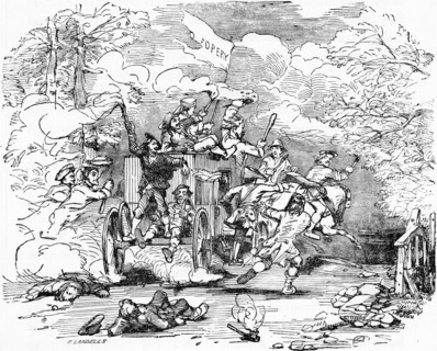 Charles Dickens, Barnaby Rudge, 1841, illustration, 19th century