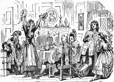 Charles Dickens, Barnaby Rudge, 1841, illustration, 19th century