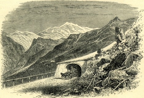 AVALANCHE GALLERY ON THE SIMPLON, Switzerland