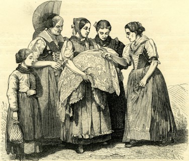 FEMALE COSTUMES IN APPENZELL, Switzerland