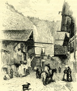 THE STREET OF MEYRINGEN, Switzerland