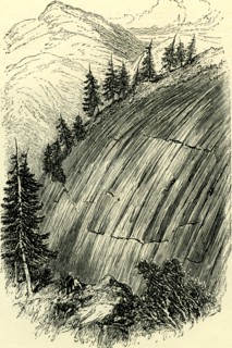 ROCKS POLISHED BY OLD GLACIERS, Switzerland