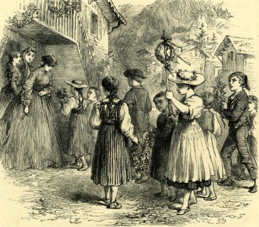 MUSTERING FOR THE SCHOOL TREAT, Switzerland