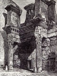 Rome Italy 1875, FORUM TRANSITORIUM, OR FORUM OF NERVA