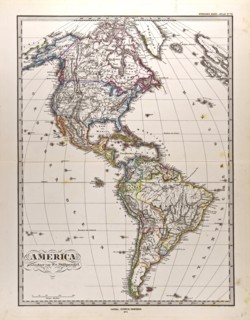 America Map 1872 Gotha, Justus Perthes, 1872, Atlas. Perthes, Johan Georg Justus 1749 Ã¢â‚¬â€ú