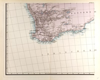 Australia Map Gotha, Justus Perthes, 1872, Atlas. Perthes, Johan Georg Justus 1749 Ã¢â‚¬â€ú 1816,
