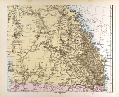 Australia Map Gotha, Justus Perthes, 1872, Atlas. Perthes, Johan Georg Justus 1749 Ã¢â‚¬â€ú 1816,