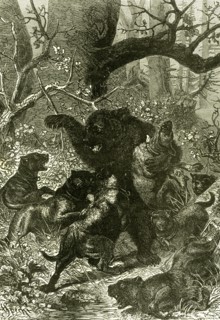Bear Hunt, 1891, Russia